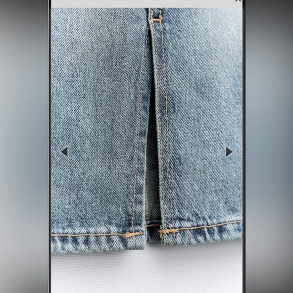 ZARA DENIM SKIRT TRF - Picture 5 of 7